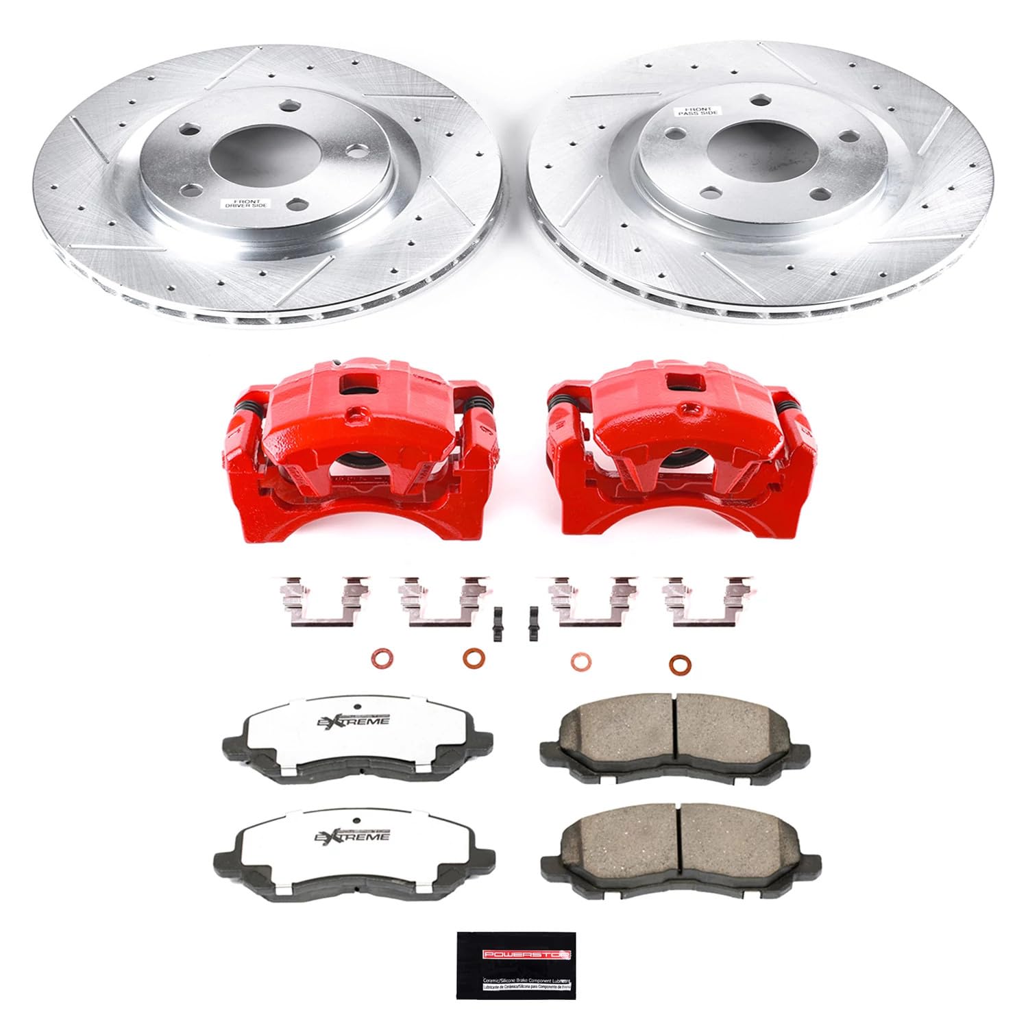Power Stop Front KC3032A-26 Z26 Street Warrior Brake Kit Mitsubishi