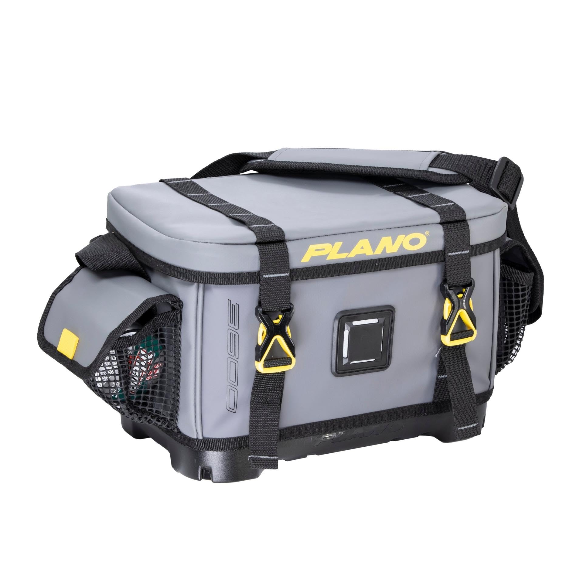 Z-Series Plano 3600 Tackle Bag, Medium, Gray 500D PVC Fabric, Includes 2 3600 StowAway Storage Utility Boxes, Waterproof and Non-Slip Base Soft Tackle Box
