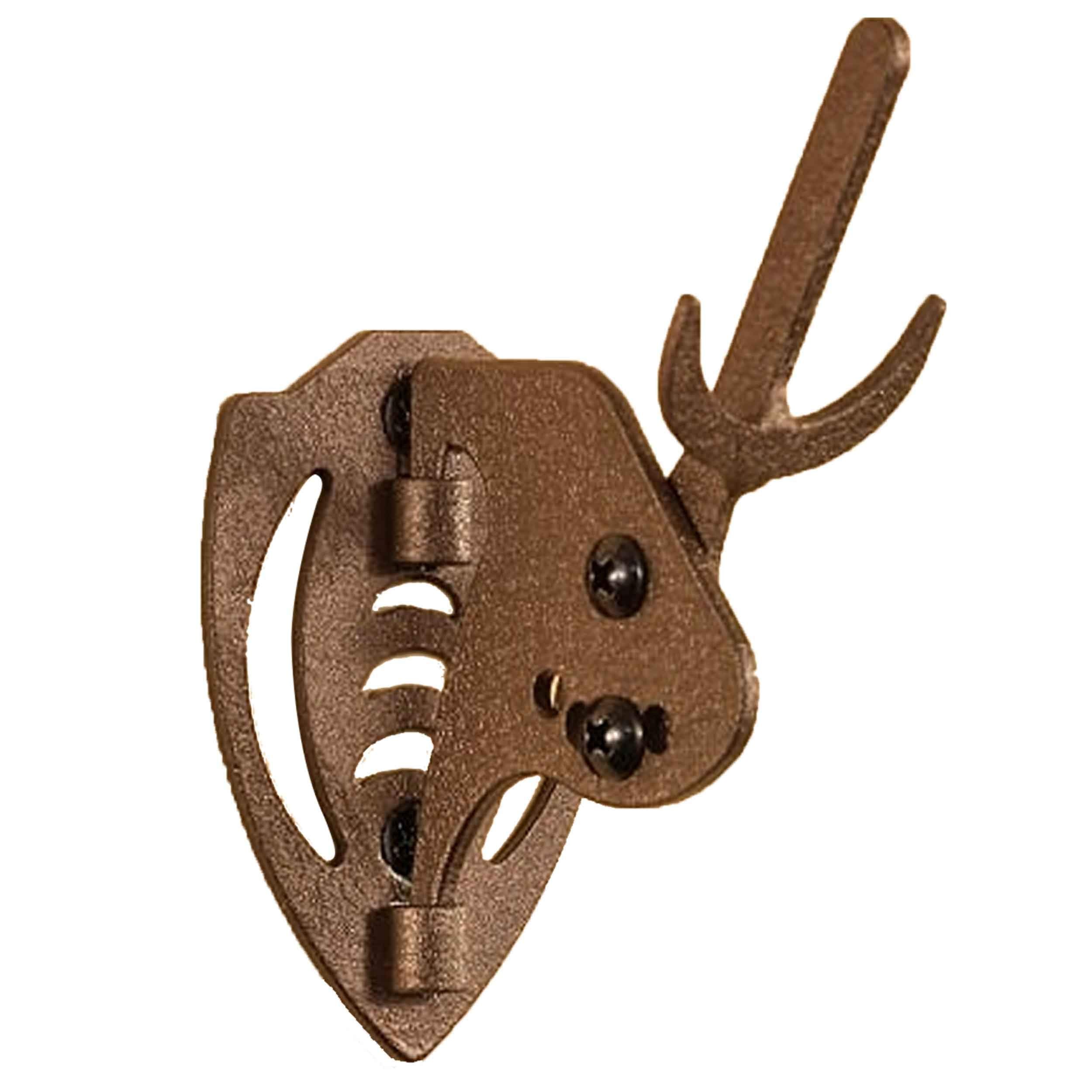 Skull Hooker Skull Hanger Mini Hooker - Perfect Kit for Hanging and Mounting Taxidermy Bear, Small Deer, Pronghorn, and Other Smaller Skulls for Display, Graphite Black