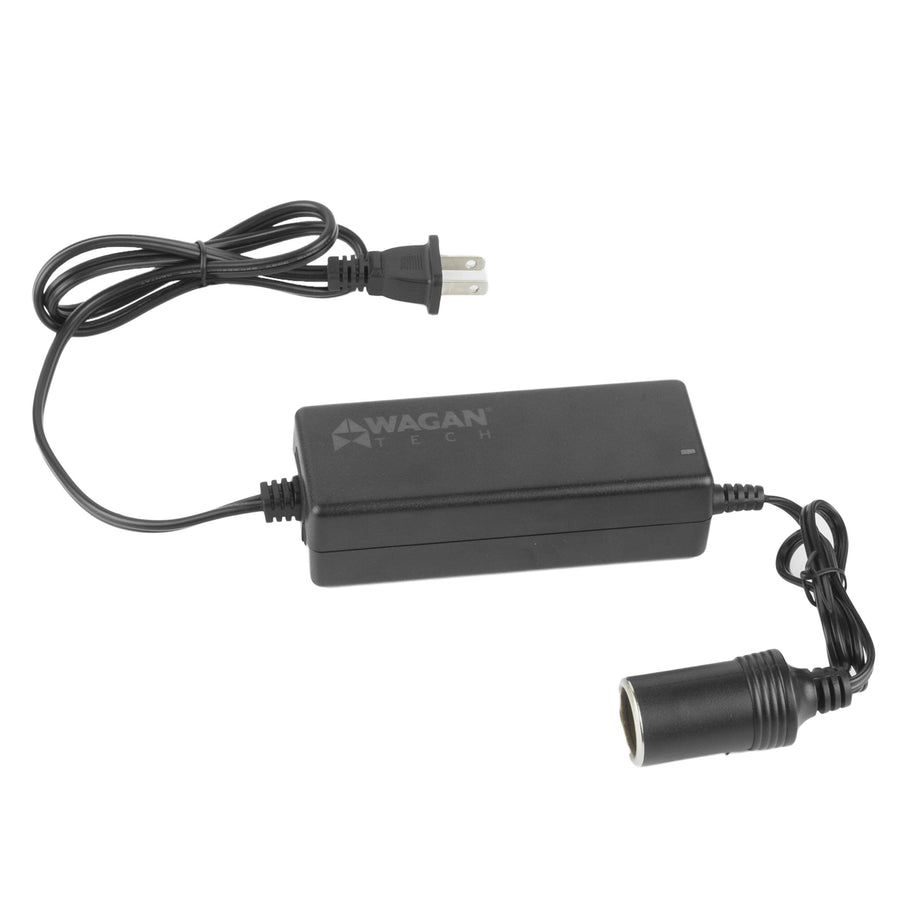 Wagan EL9903 Power Adapter AC to DC 5A 60W Converter 110V AC to 12V DC Cigarette Lighter Socket Adapter for 12V Car portable Fridge ETL listed