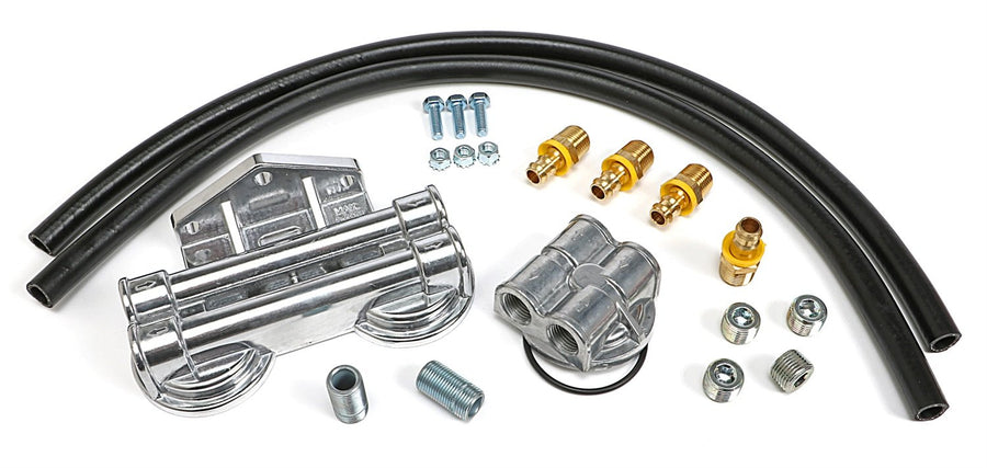 OIL FILTER RELOCATION KIT TRANS-DAPT PERFORMANCE 90 DEGREE (1750)