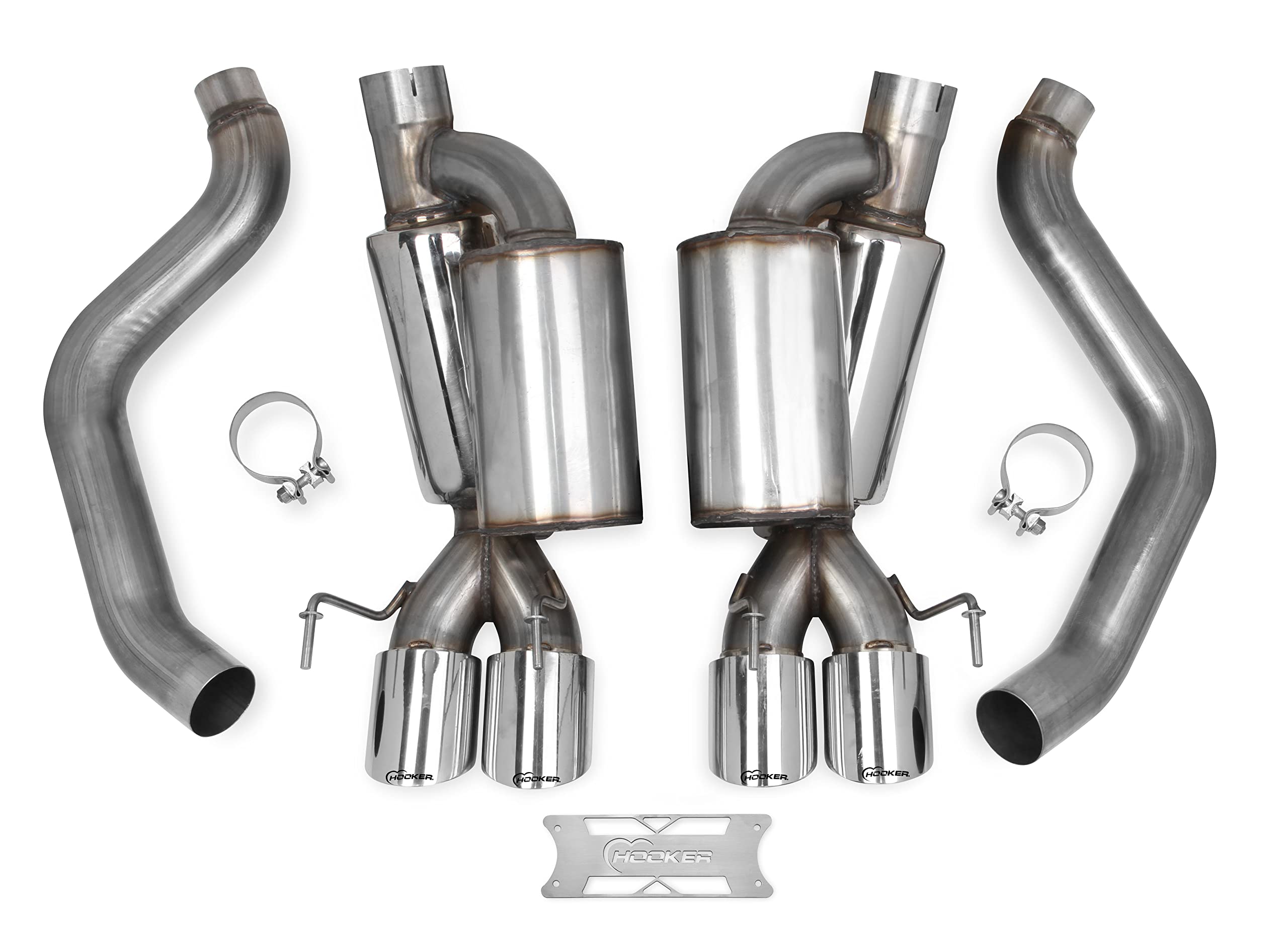 Axle-Back Hooker Blackheart 70401312-RHKR Exhaust w/mufflers