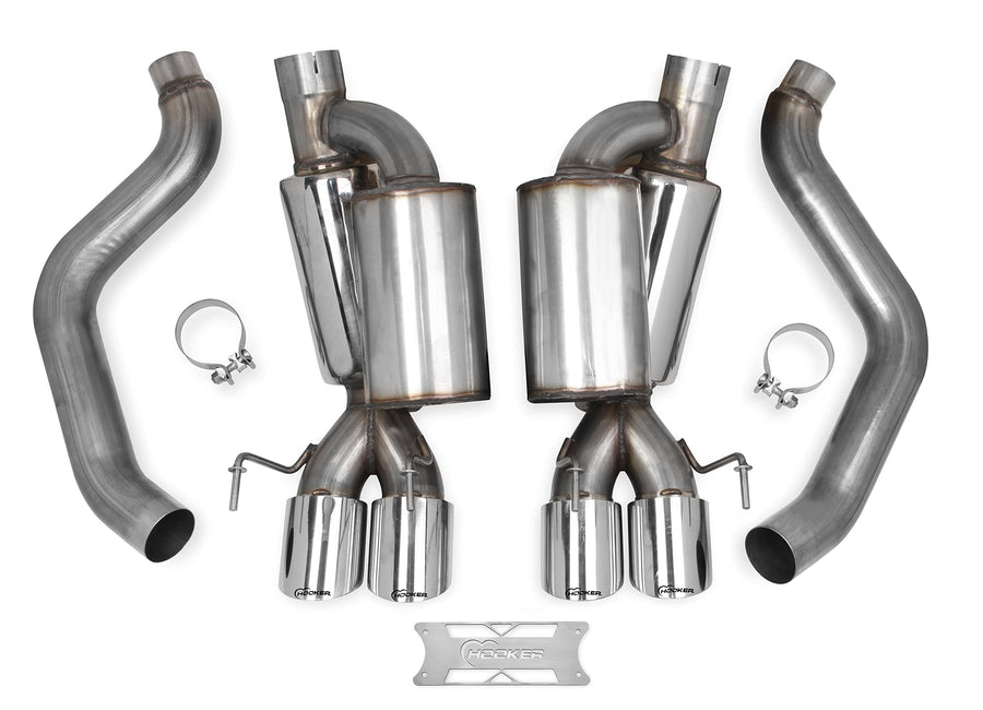 Axle-Back Hooker Blackheart 70401312-RHKR Exhaust w/mufflers