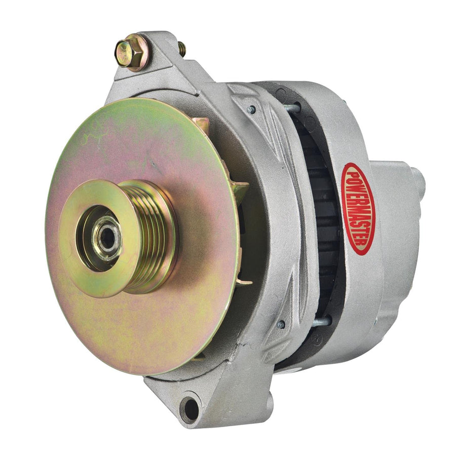 Alt GM CS144 Powermaster Natural 200A 6 grv Pulley/Baffle Str MTG Unthreaded MTG Ear for Impala etc 1-Wire or OE Hookup