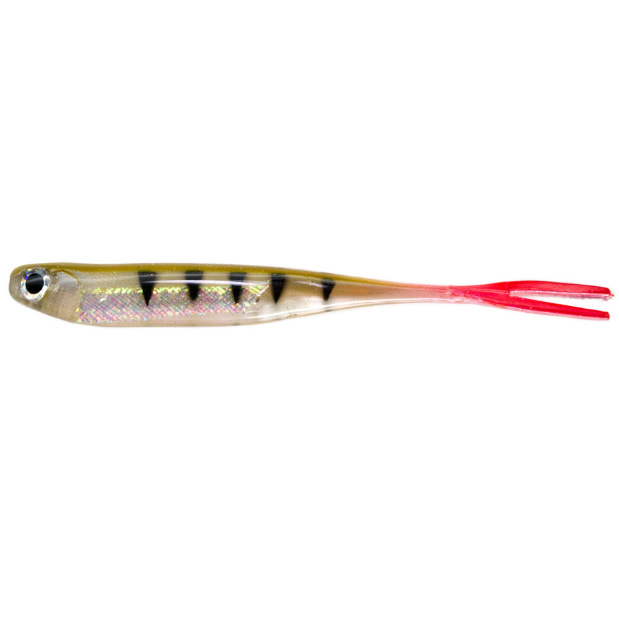 Bento Bait Lunkerhunt Fishing Lure (5 Pieces)| Each 4.5-Inch, Perch Color | Life-Like Saltwater and Freshwater Fish Baits, Award Winning Fish Lure with Soft Body for Bass Trout Fishing