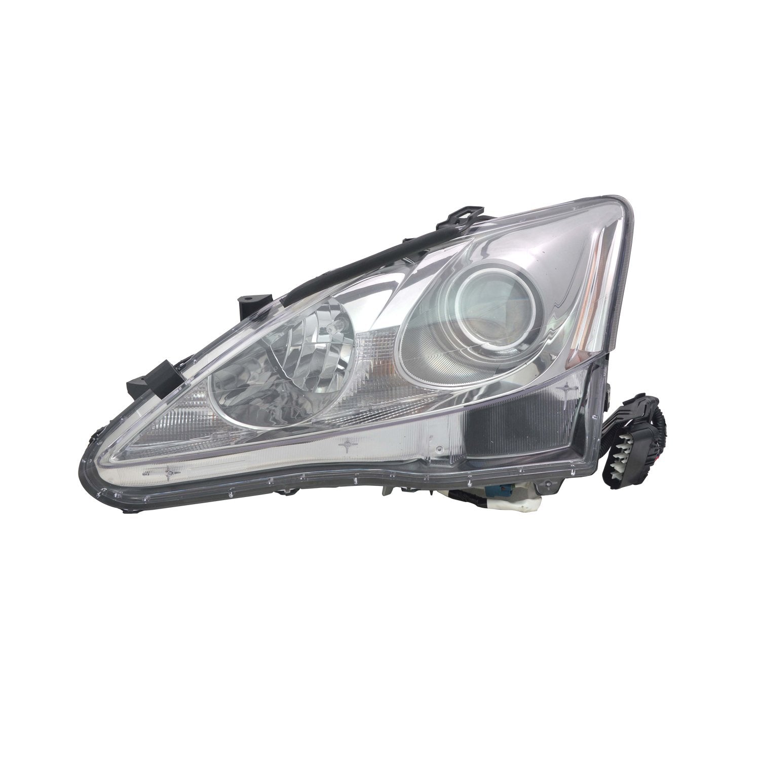 Left TYC Headlight Assembly Compatible with 2009-2010 Lexus IS250