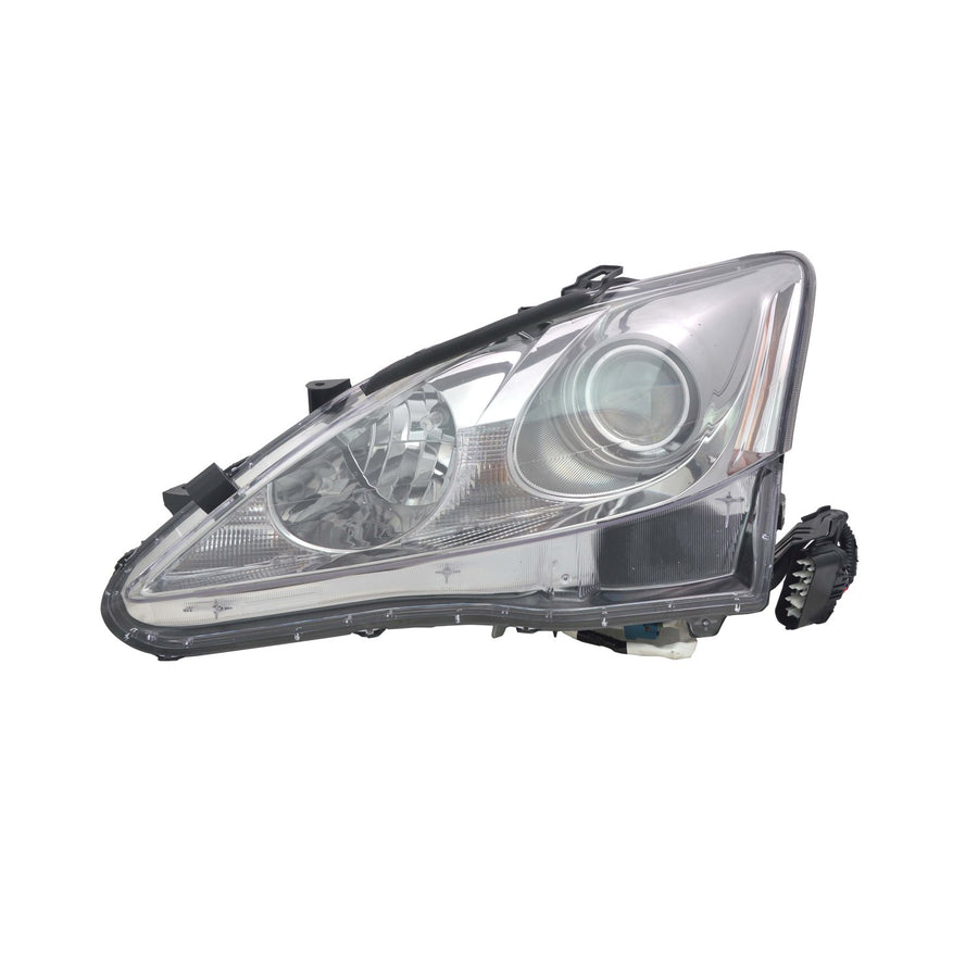 Left TYC Headlight Assembly Compatible with 2009-2010 Lexus IS250