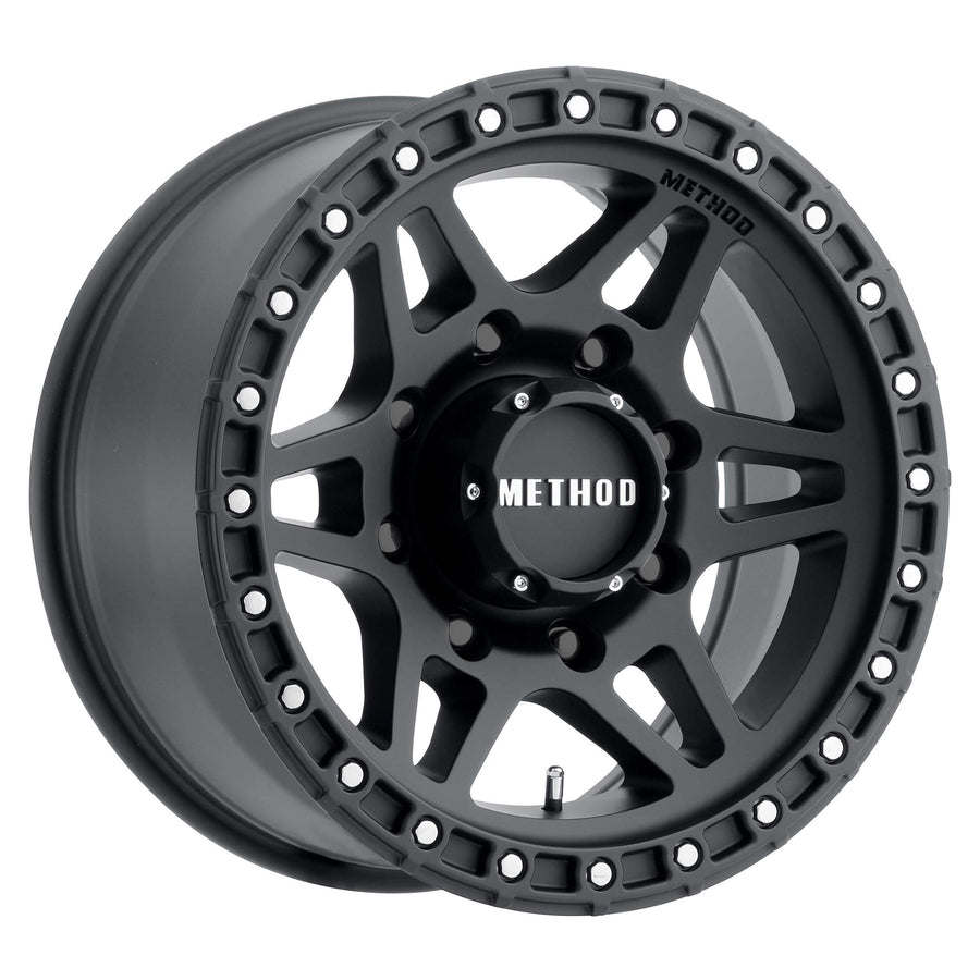 18x9" Method Race Wheels 312 Matte Black 8x180", 18mm offset 5.75" Backspace, MR31289088518