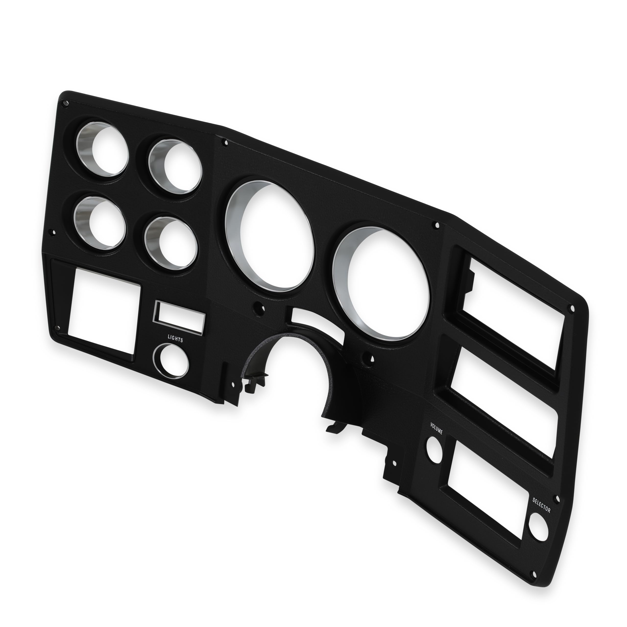 INST777 Brothers Trucks Instrument Bezel - With A/C - Black/Chrome