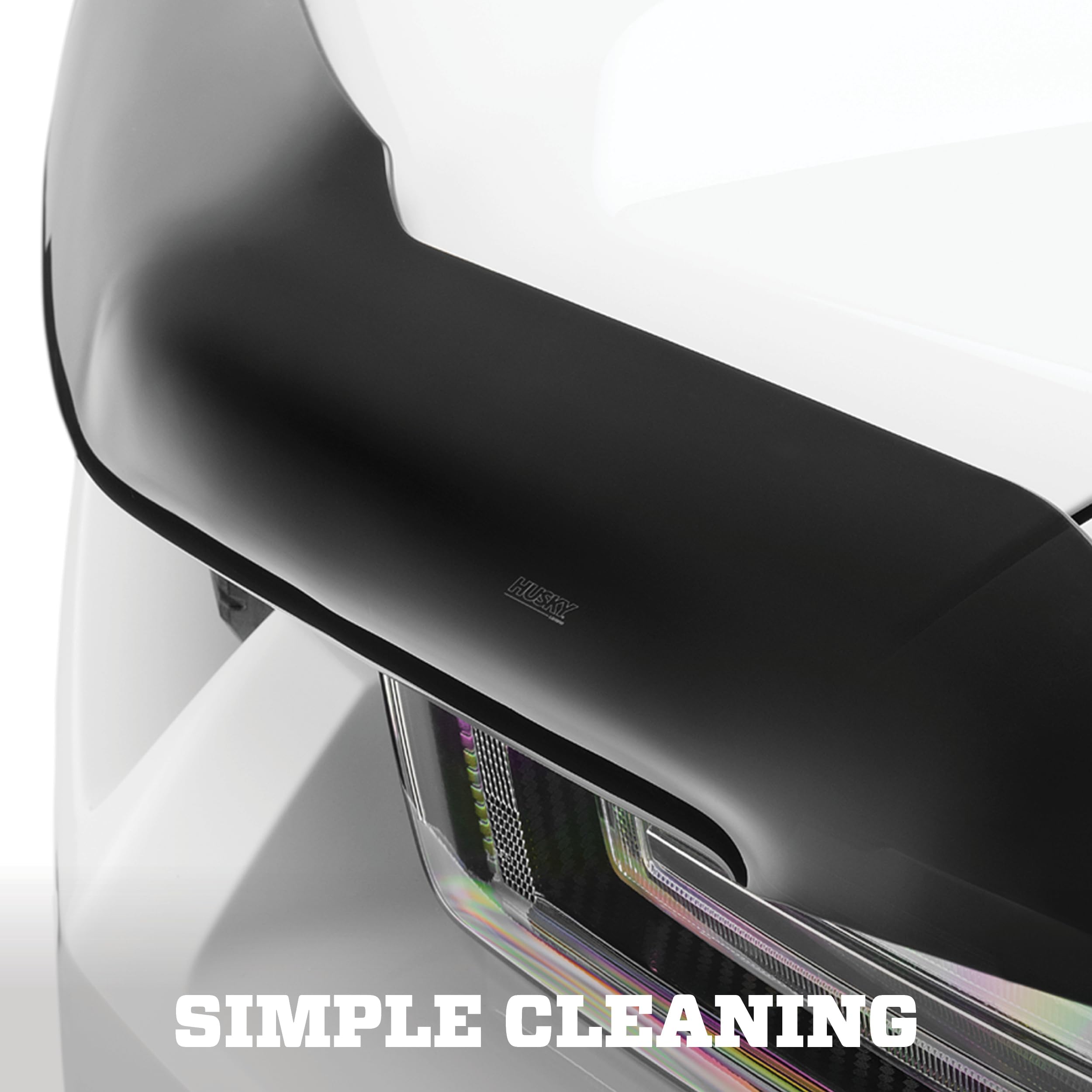 Husky Liners Hood Protector | High Profile/Bug Shield Fits 2016-2023 Toyota Tacoma - 1 pc., Smoke | 2815681