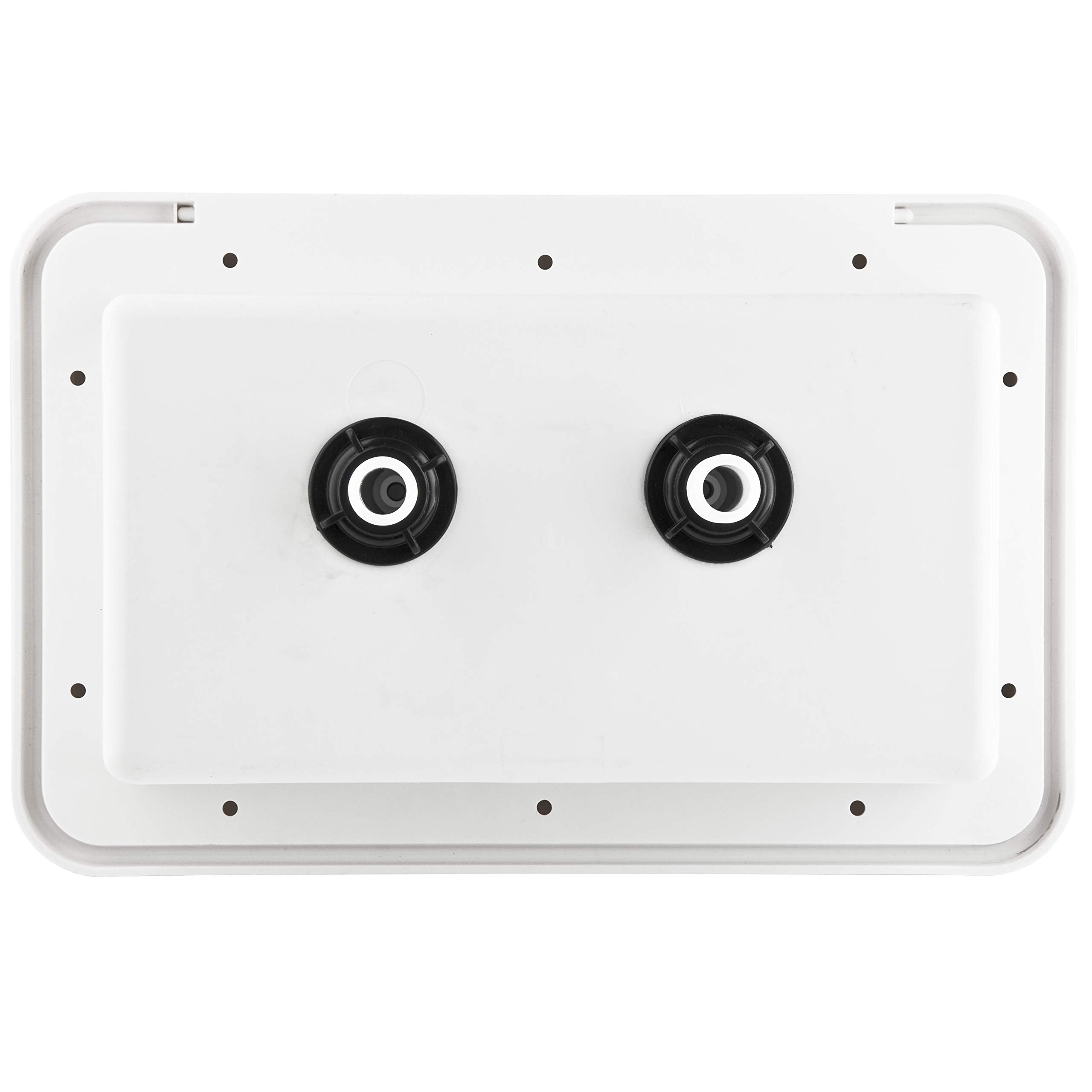 Dura Faucet RV Weatherproof DF-SA170-WT Exterior Shower Box Kit - Lock and Key (White)
