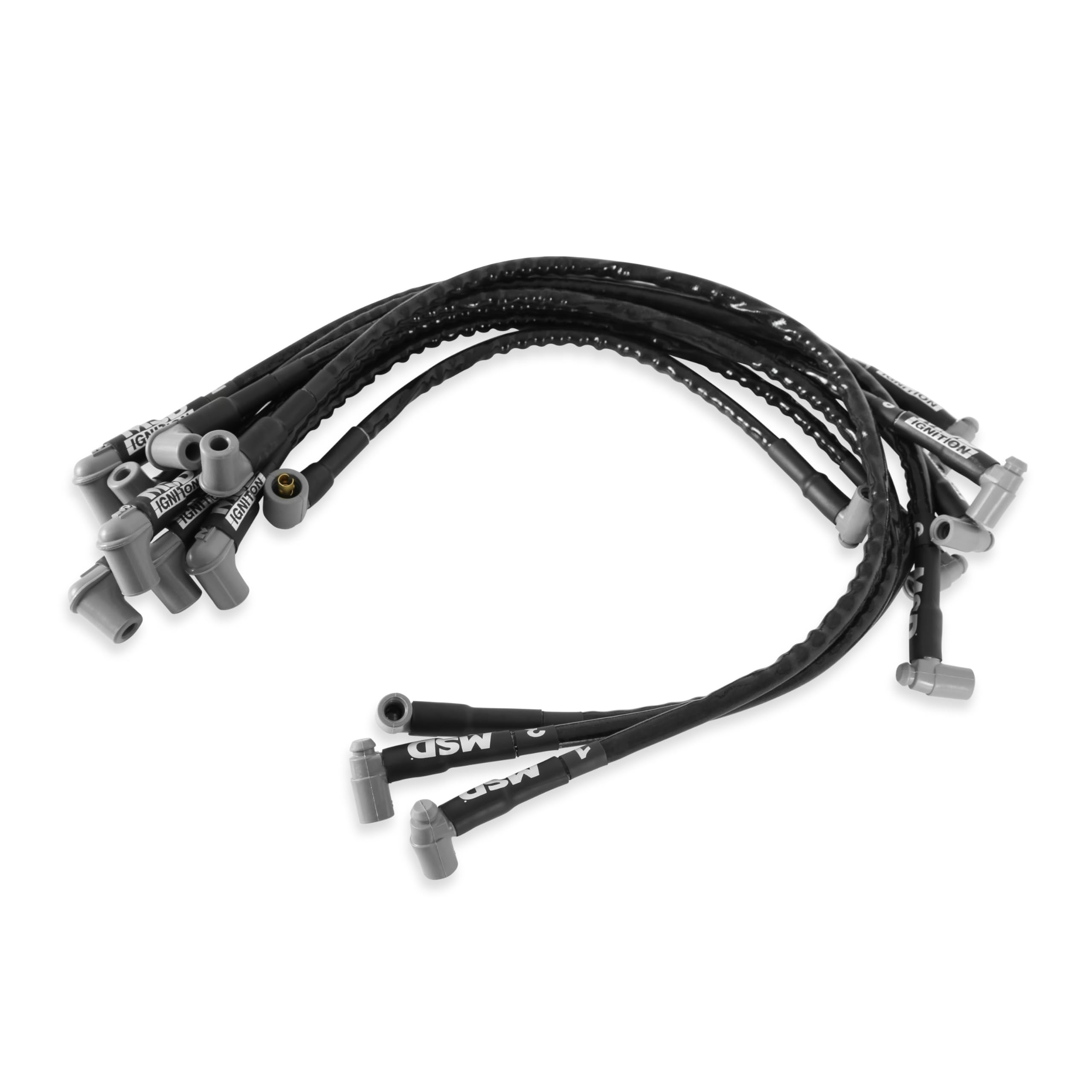 Super Conductor MSD 31351 Spark Plug Wire Set for SBC Over Valve Cover, HEI