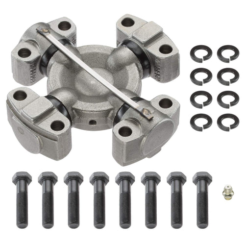 Premium MOOG 905B Greaseable Universal Joint for 905 with 8 3/8"-24 x 1-3/4" Cap Screws & 8 Lock Washers