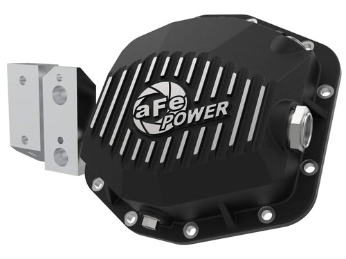 aFe POWER Rear Differential Cover Pro Series Black w/Machined Fins - #46-71190B - Jeep Gladiator (JT) 20-23 (Dana M220)