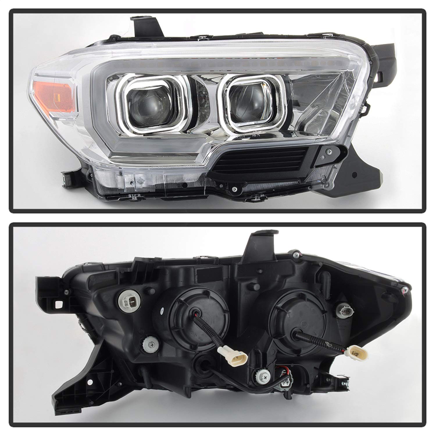Projector Headlight Xtune PRO-JH-TTA16-LBDRL-C, 1 Pack