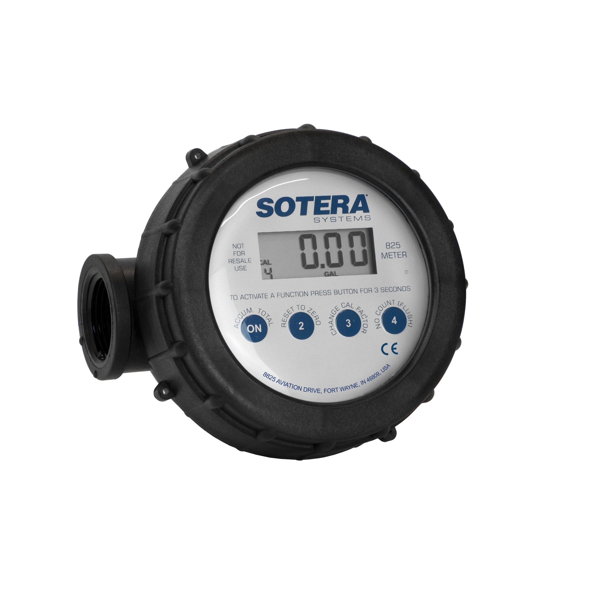 825 Sotera 1" 2-20 GPM Digital Chemical Transfer Meter
