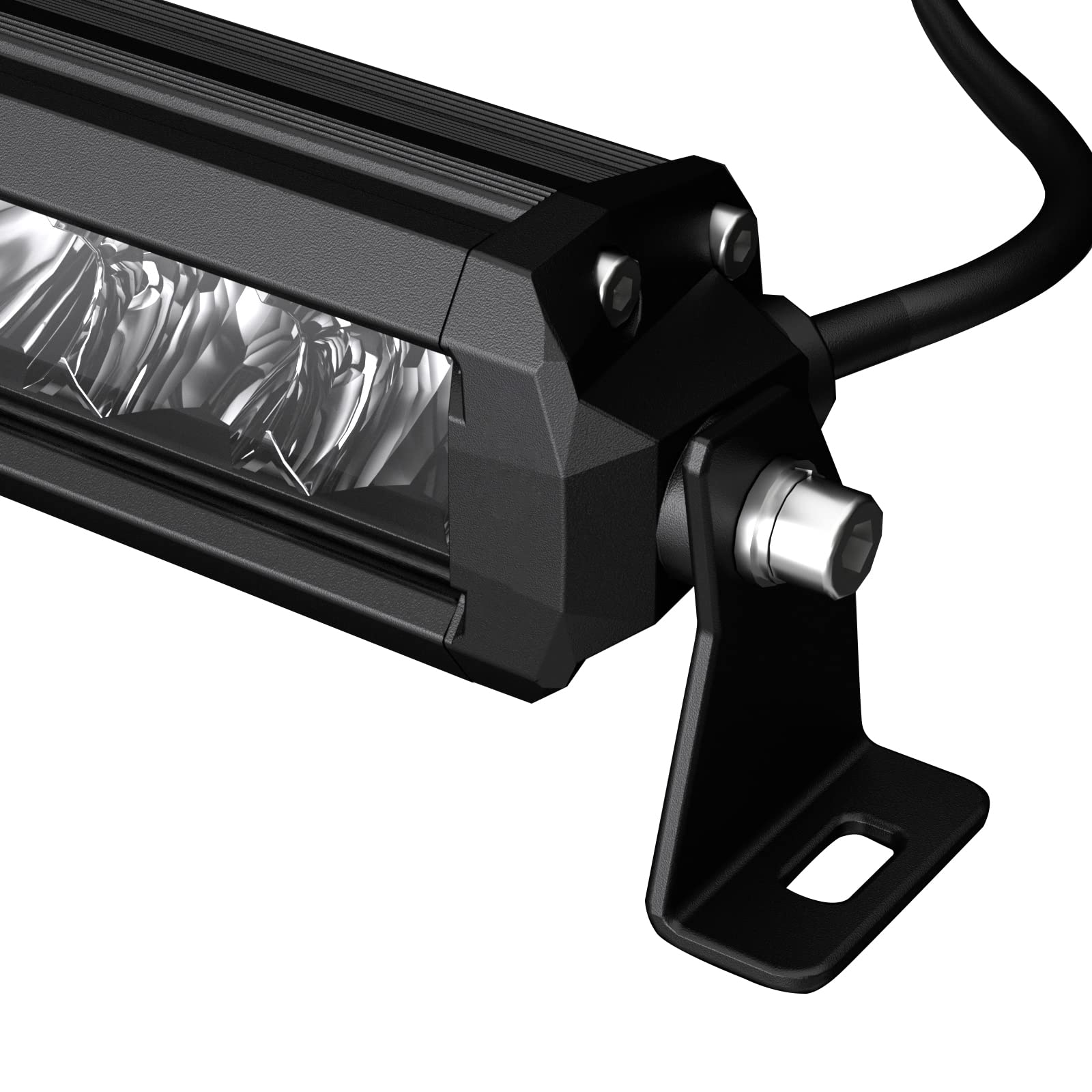 Heavy Duty Black Horse RUGGED Grille Brush Bumper Guard Modular Come With Single Row LED Light Compatible with 2018-2024 Ford Expedition-RU-FOEX18-B-K2