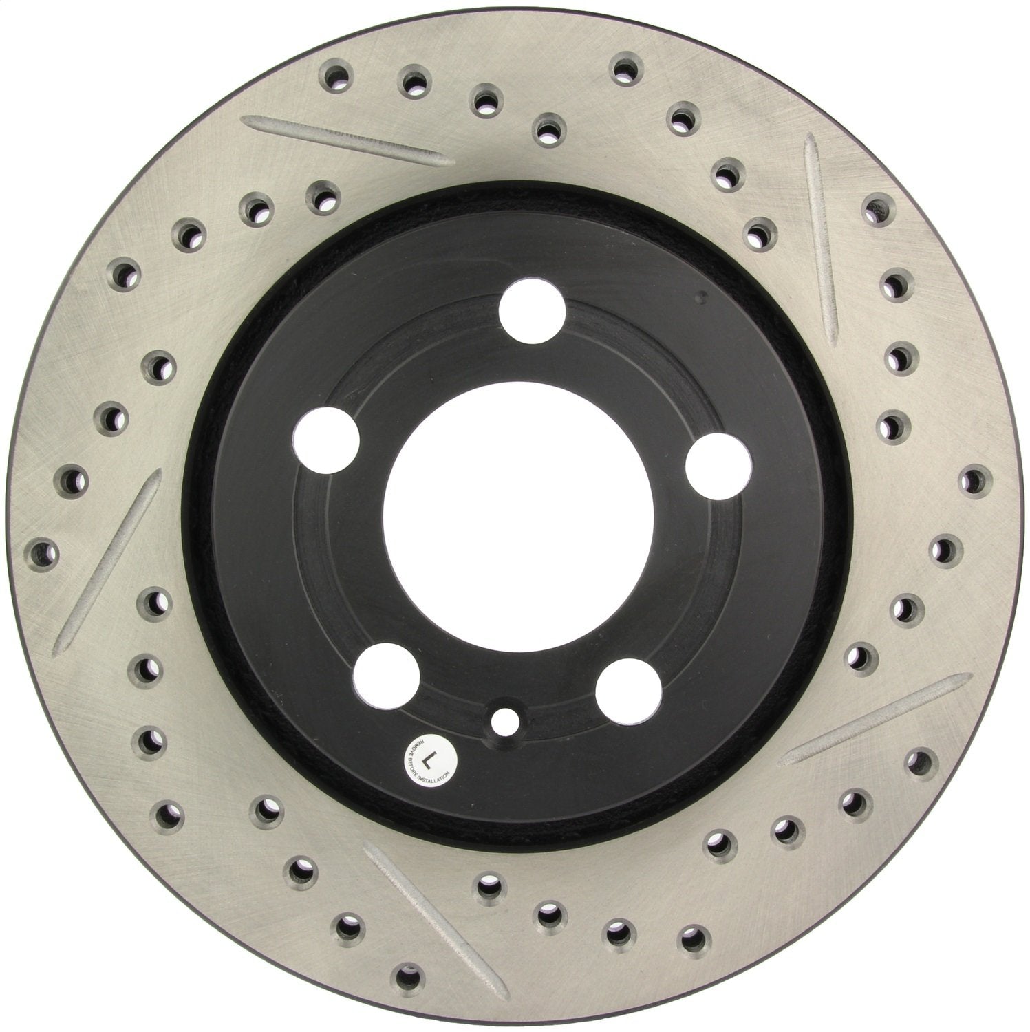 Sport Drilled/Slotted Brake Rotor StopTech 127.33069L (Rear Left), 1 Pack