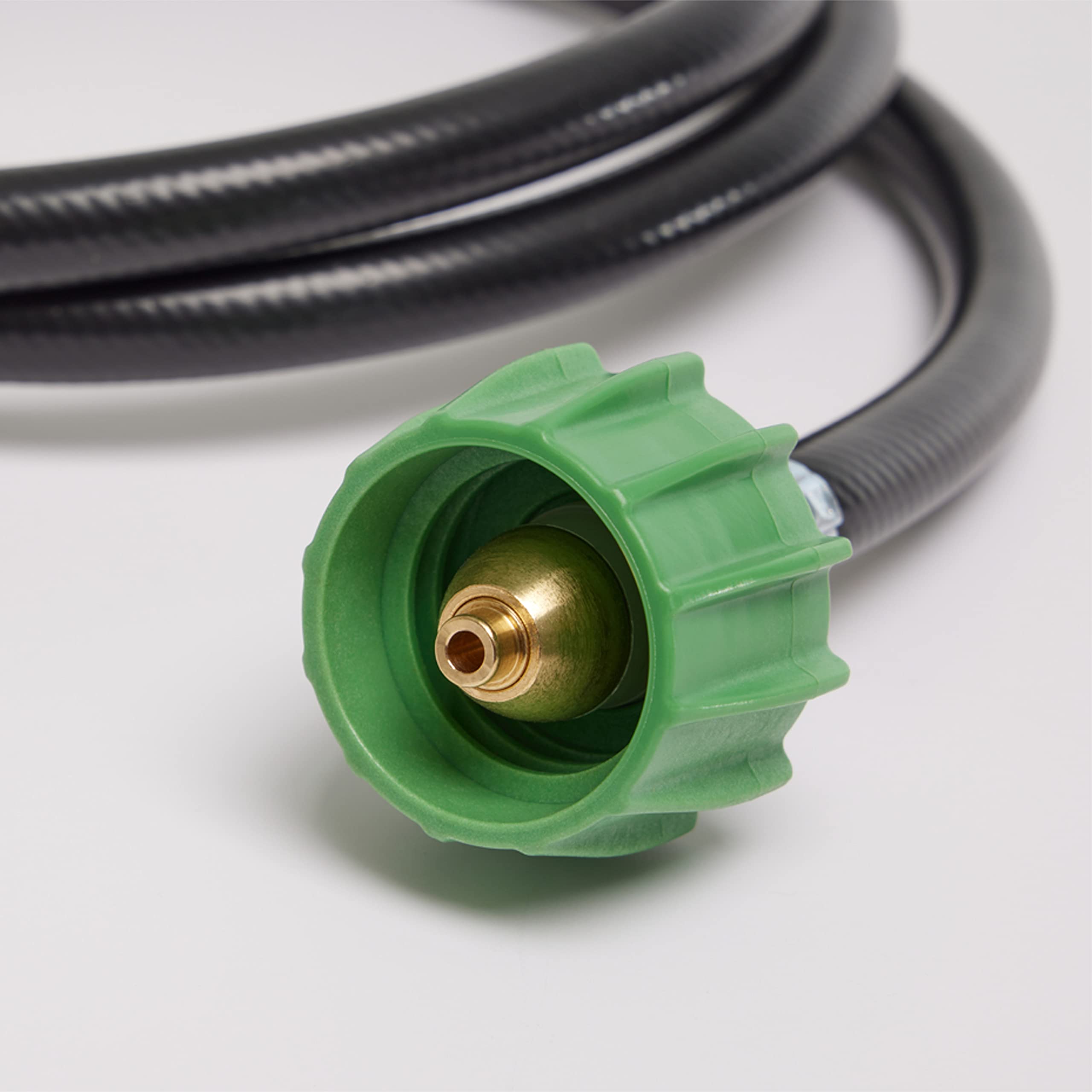 Coleman Propane Gas High-Pressure Hose and Adapter 5 Foot Type 1 Fitting or POL Fitting Available Use with Grills Stoves Lanterns Heaters and More