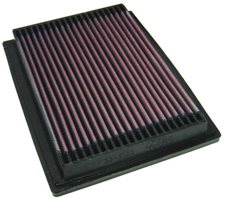 K&N Engine Air Filter: Replacement Car Air Filter, Reusable, Clean Every 75,000 Miles, Washable, Premium: Compatible with 1996-2000 HONDA/NISSAN (Civic CX, DX, LX, EX, AD), 33-2120
