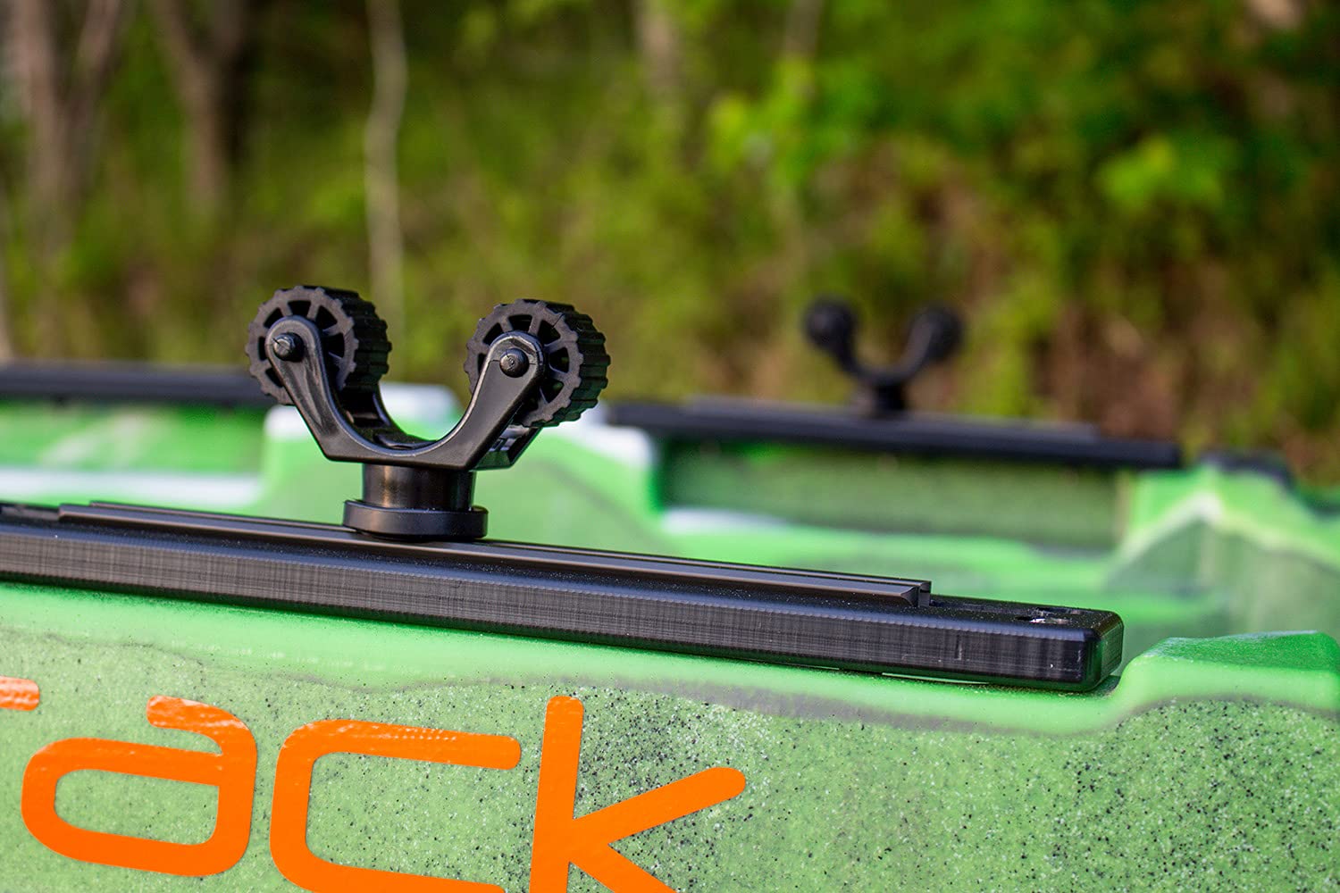 YakAttack Kayak Paddle Holder RotoGrip | Secure & Low-Profile Paddle Holder | Track Mount Compatible with GearTrac, MightyMount, and Most Kayak Track Systems | Rail Mount Oar Grip