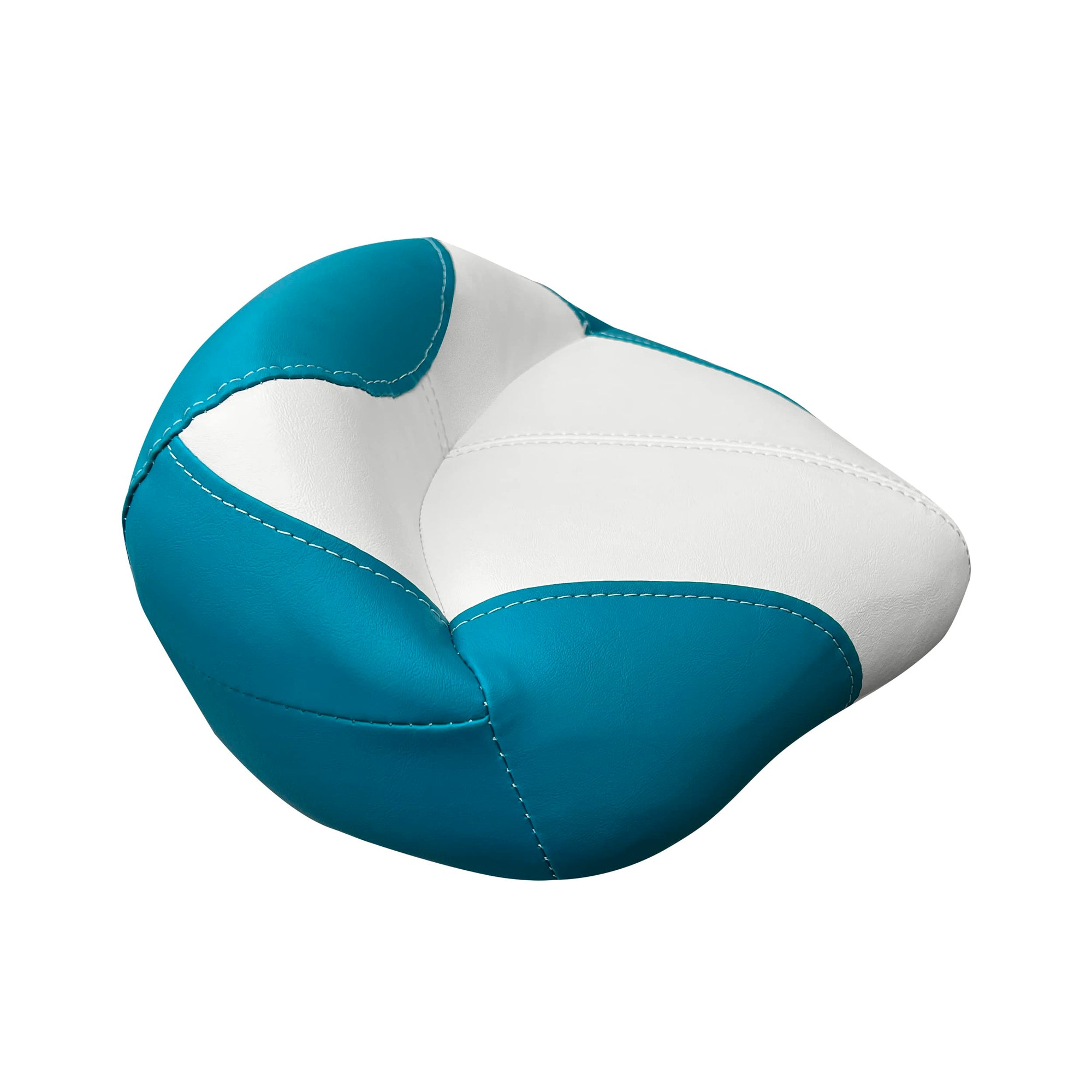 Baja Series Wise 1466-0033 Casting Seat, Brite White/Teal