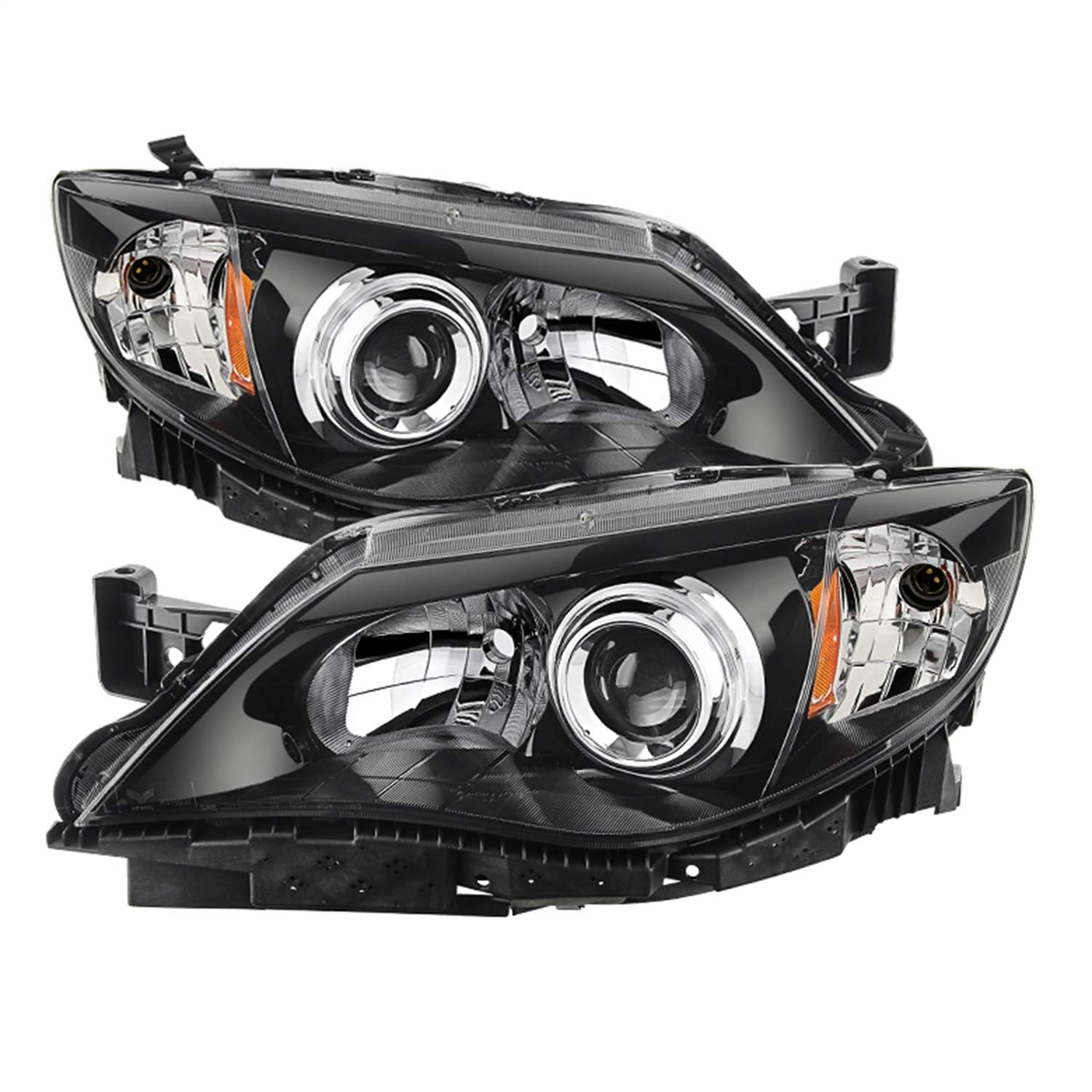 Subaru Impreza Halo Headlight, Black Xtune HD-JH-SI08-AM