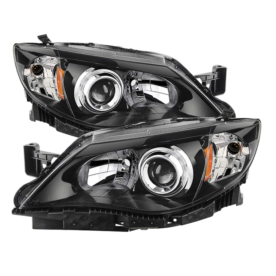 Subaru Impreza Halo Headlight, Black Xtune HD-JH-SI08-AM