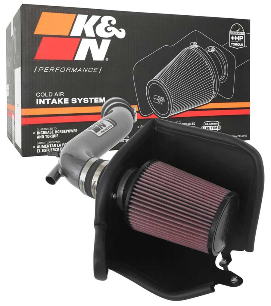 Cold Air Intake System K&N: High-Flow Air Filter, Increase Performance & Acceleration: Compatible with 2020-2024 Hyundai/Kia: Sonata, K5, 69-5326TC