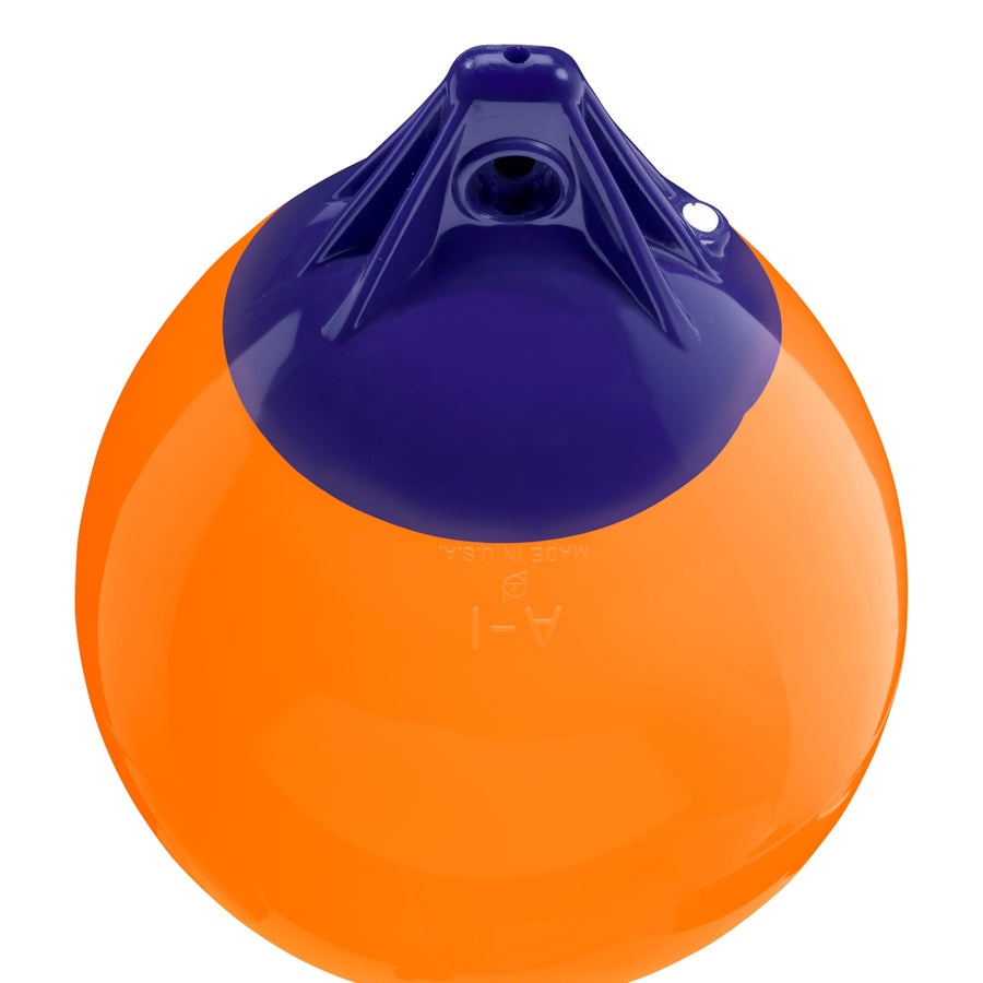 A-1 Standard Blue Ropehold - Orange Polyform A-Series Buoy