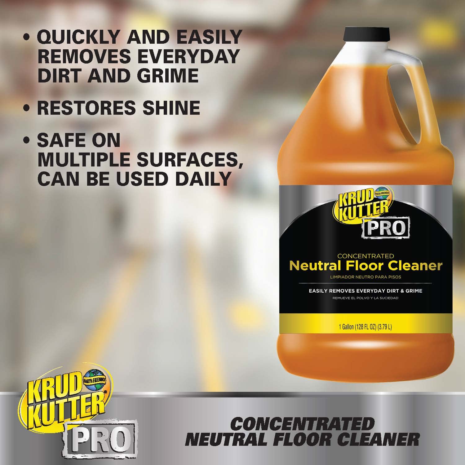Concentrated Krud Kutter Pro 352240 Neutral Floor Cleaner, Gallon