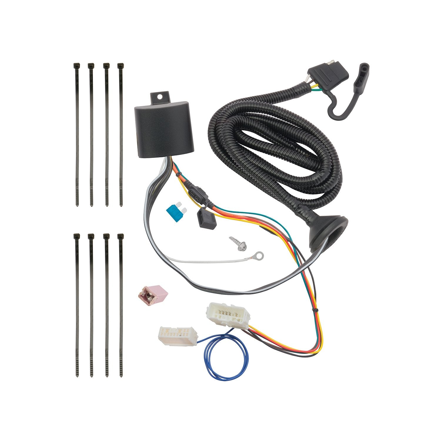 T-One® Tekonsha Harness T-Connector, 4-Way Flat, Compatible with Select Honda Pilot