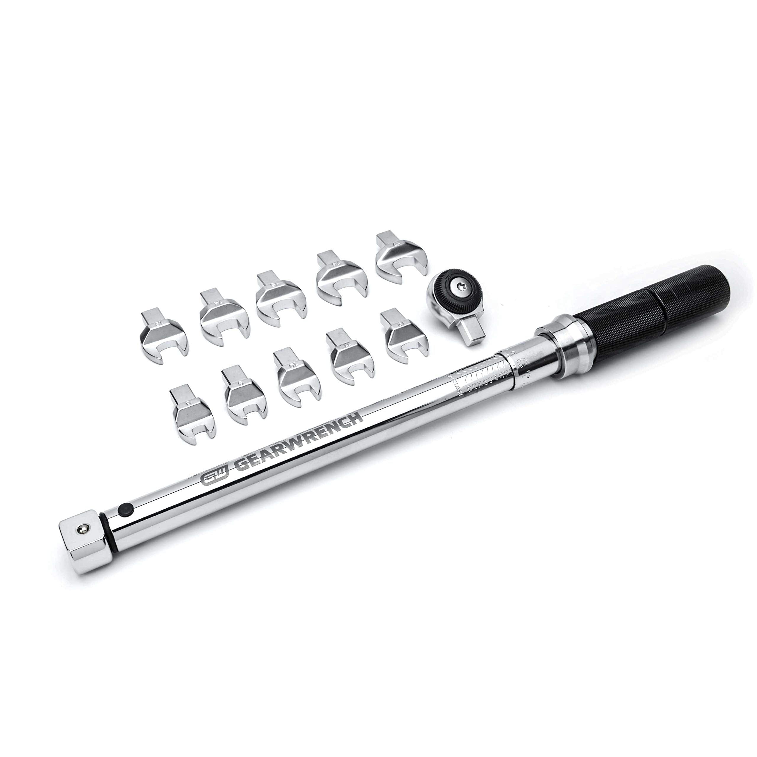12 Pc. GEARWRENCH 3/8" Drive Metric Open End Interchangeable Torque Wrench Set - 89453