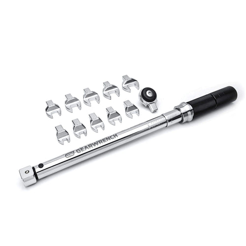 12 Pc. GEARWRENCH 3/8" Drive Metric Open End Interchangeable Torque Wrench Set - 89453