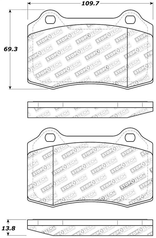 Stoptech Centric 309.05921 Performance Pad