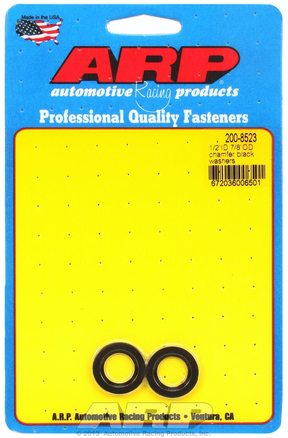 Chamfer ARP Washer, Black (200-8523)