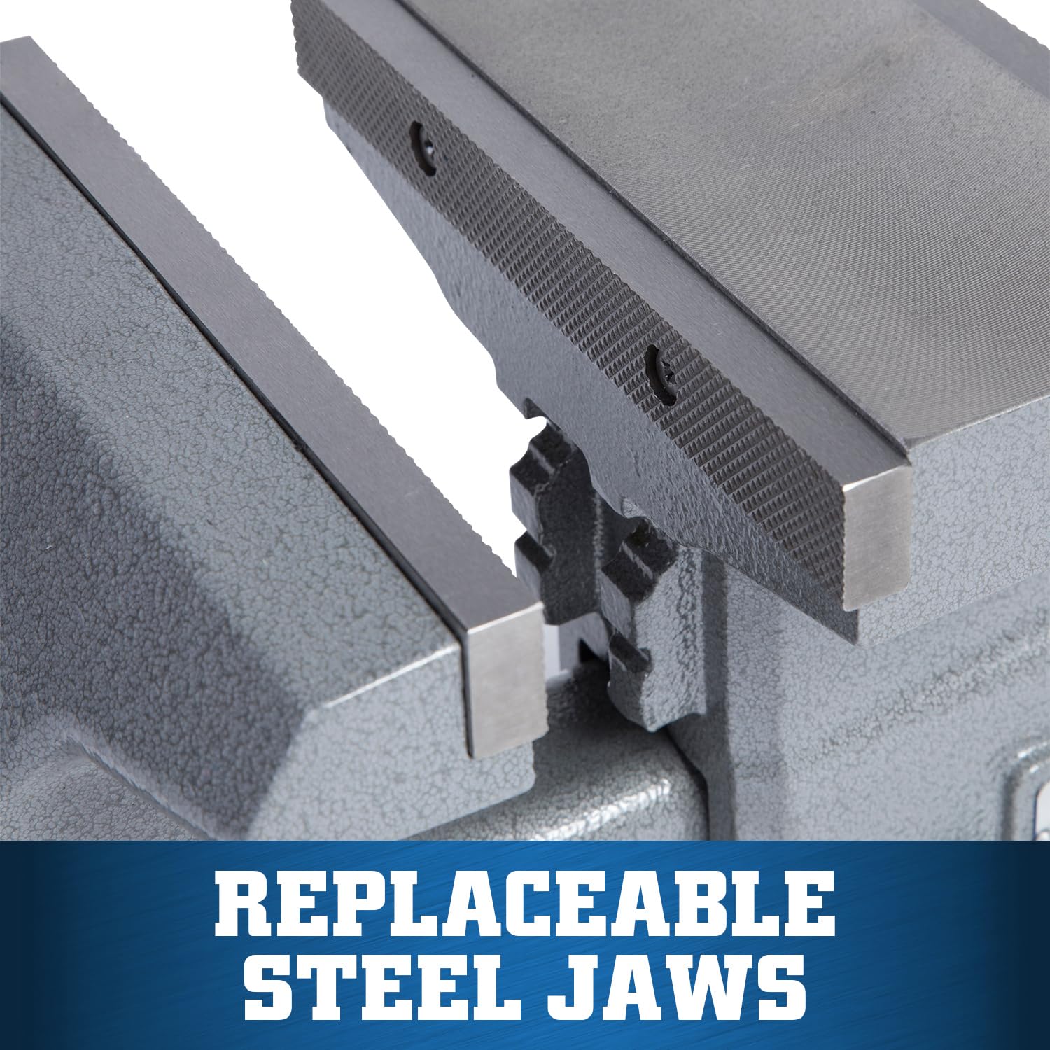 Reversible Wilton Bench Vise, 8" Jaw Width, 9-1/4" & 14-1/2" Jaw Opening, 4-3/4" Throat (Model 4800R)