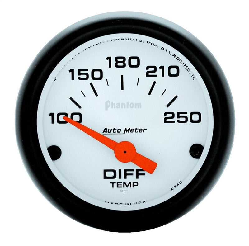 Phantom Auto Meter 5749 Electric Differential Temperature Gauge