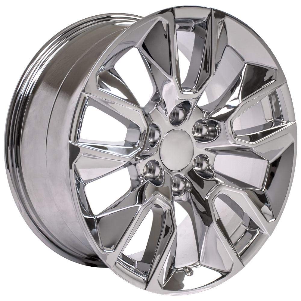 20 Inch OE Wheels CV32 Rim Fits Silverado 1500 RST Style 6x139.7 20x9 Chrome - Hollander 5916 (1)