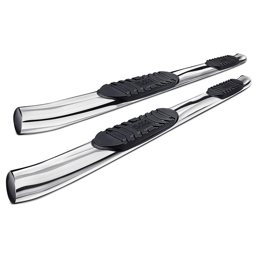Extreme Black Horse Side Steps Stainless Steel Compatible with 2007-2025 Toyota Tundra CrewMax -9TYTUCMSS5OV-BN