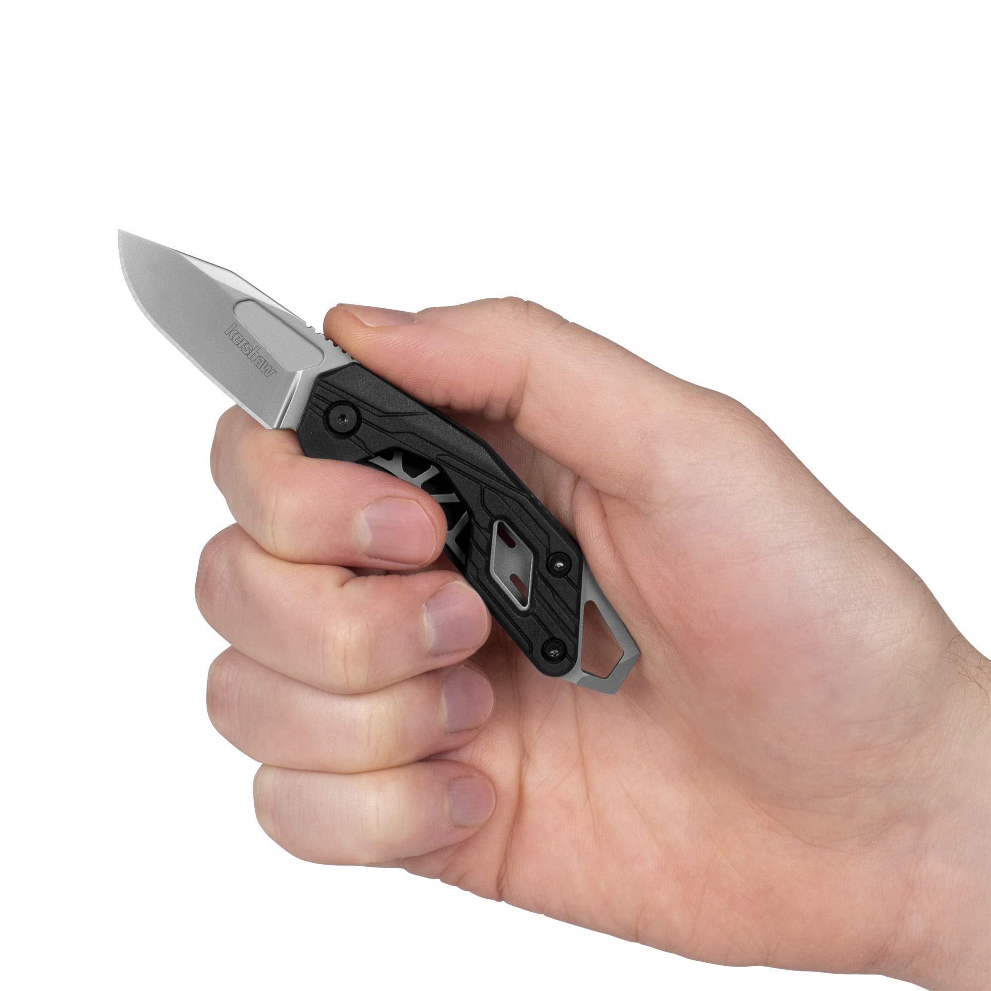 Diode Kershaw Folding Pocket Knife, 1.6 Inch Blade with Manual Opening, Liner Lock (1230), Black
