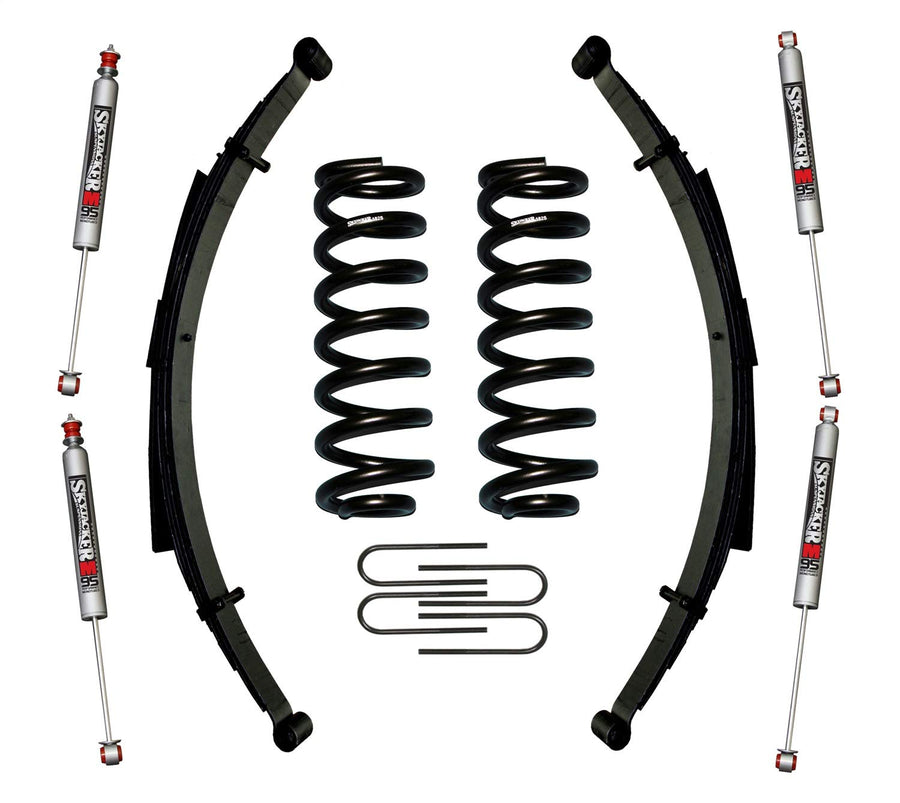 Skyjacker Suspension Lift Kit 182BKS-M w/Shock M95 Performance Shocks 1.5-2 in. Lift Incl. Front/Rear Springs Rear U Bolt Kit