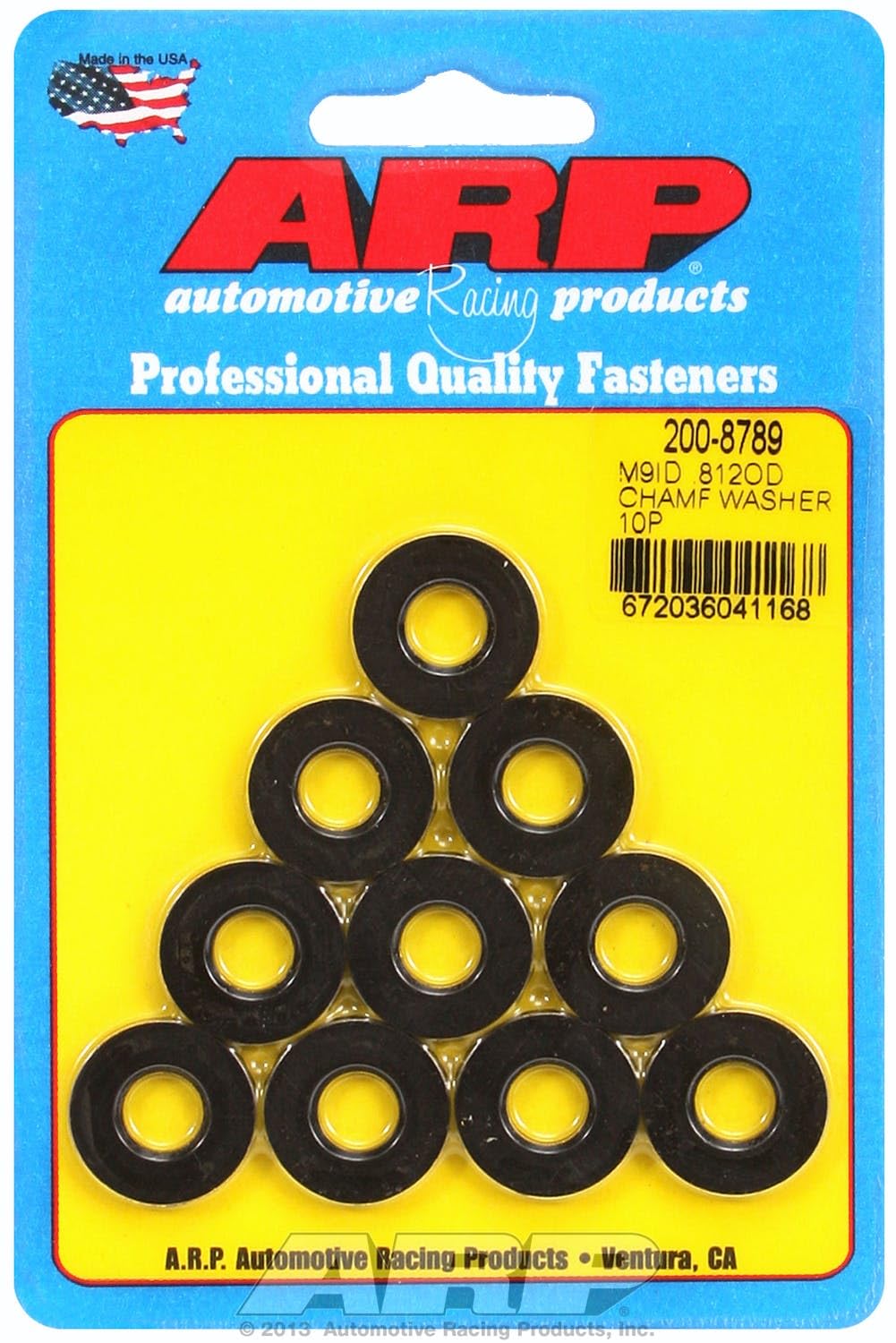 Chamfer ARP Washer, Black (200-8789)
