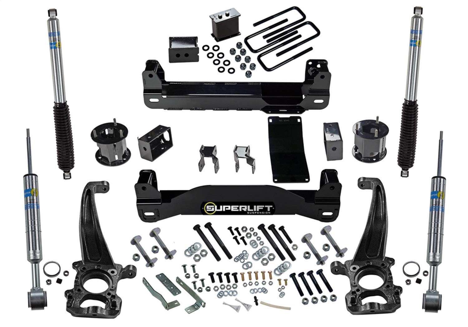 SUPERLIFT REALTRUCK SUSPENSION 4.5" Lift Kit for Ford F-150 | Complete Lift Kit with Front & Rear Bilstein 5100 Series Shocks | K173B | Fits 2004-2008 Ford F-150