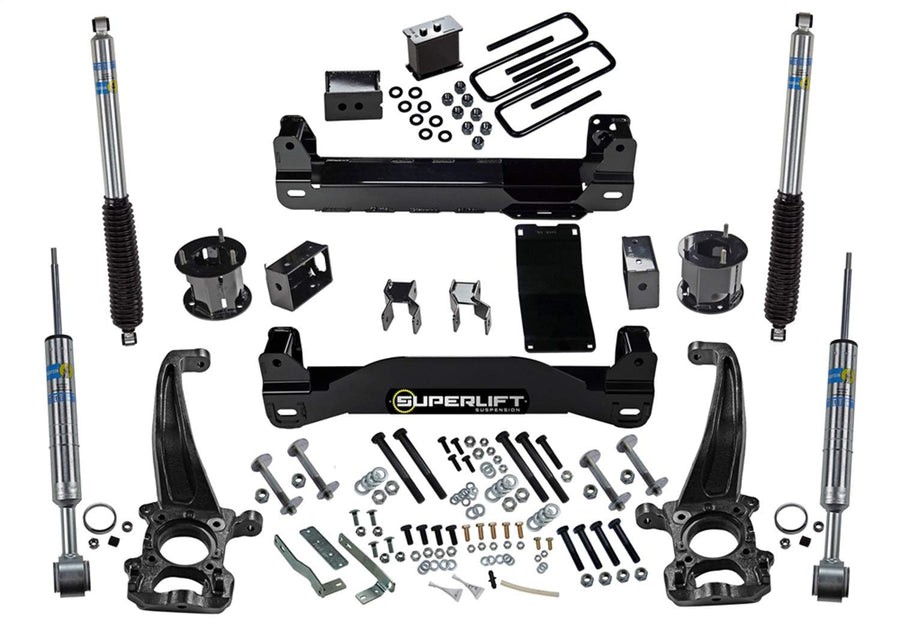 SUPERLIFT REALTRUCK SUSPENSION 4.5" Lift Kit for Ford F-150 | Complete Lift Kit with Front & Rear Bilstein 5100 Series Shocks | K173B | Fits 2004-2008 Ford F-150