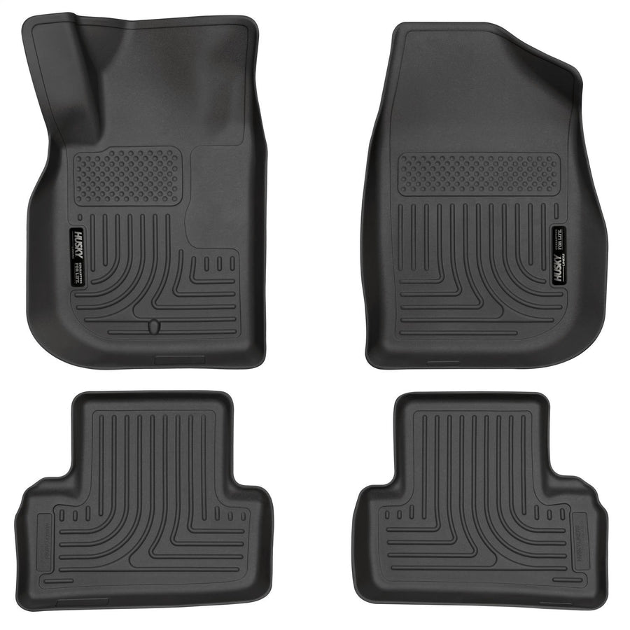 Husky Liners WeatherBeater 98101 Combination Front & 2ND Seat Floor Liners - (3