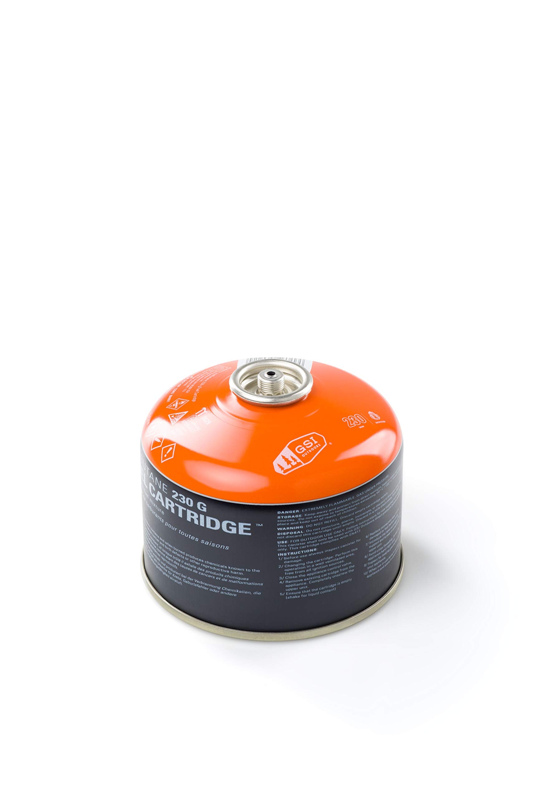 Isobutane GSI Outdoors 56022 230g Fuel Cartridge – High-Performance Camping Stove Fuel Canister for Backpacking, Hiking, Camping & Outdoor Cooking
