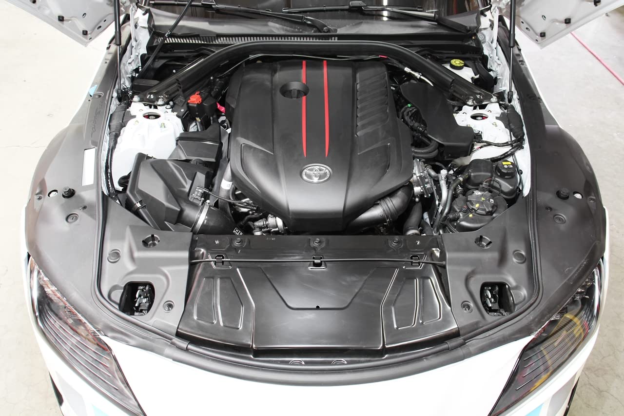 HPS Silicone Black Air Intake Hose Kit Compatible for 2020-2024 Toyota Supra 2019-2024 BMW Z4 M40i 3.0L Turbo, 57-1851-BLK