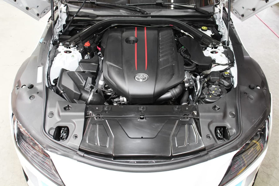 HPS Silicone Black Air Intake Hose Kit Compatible for 2020-2024 Toyota Supra 2019-2024 BMW Z4 M40i 3.0L Turbo, 57-1851-BLK