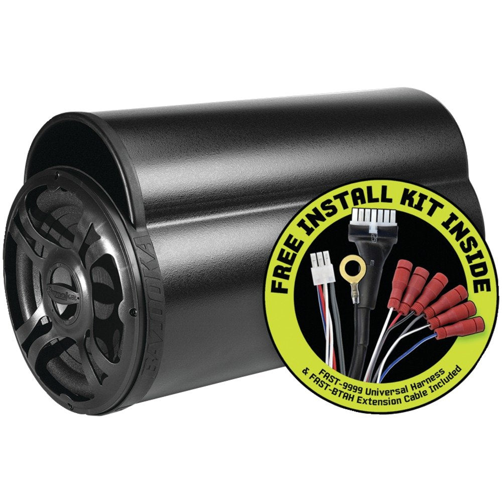 BT Series Bazooka 10-Inch 100-Watt Amplified Tube Subwoofer